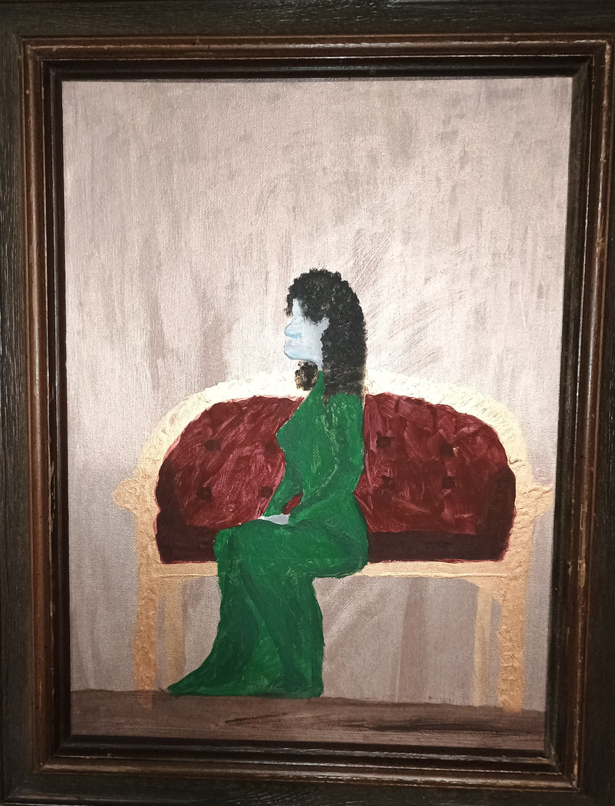 Sitting lady